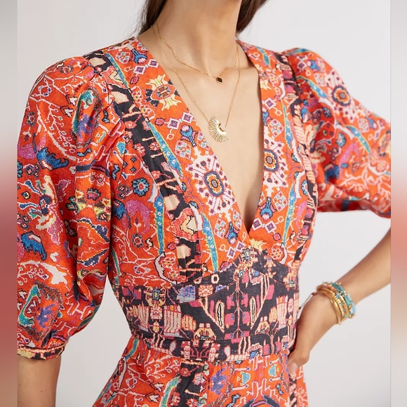 By Anthropologie Floral Maxi Dress - Picture 7 of 10